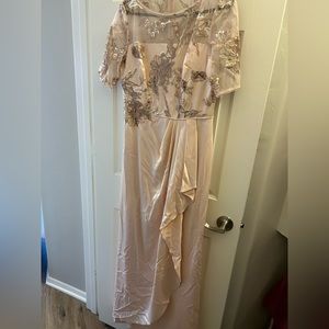 Adrianna papell floral beaded dress